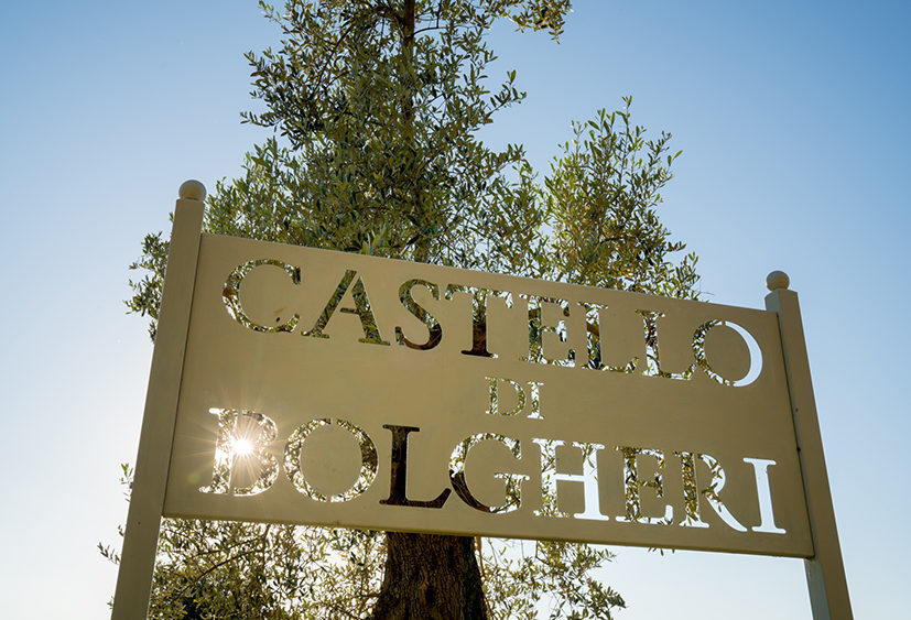 Castello di Bolgheri Winery Sign